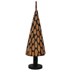 Sapin de Noël avec support Marron 149 cm Bois de teck solide 512746512746