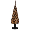 Sapin de Noël avec support Marron 149 cm Bois de teck solide 512746512746