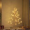 Arbre de Noël en bois Naturel 150 cm Bois de pin massif 512748512748