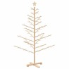 Arbre de Noël en bois Naturel 150 cm Bois de pin massif 512748512748
