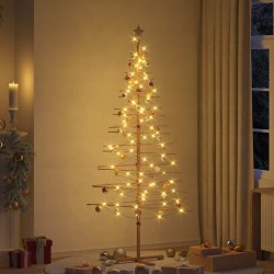 Arbre de Noël en bois avec support Marron 210 cm Bambou 512749512749