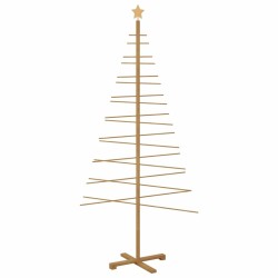 Arbre de Noël en bois avec support Marron 210 cm Bambou 512749512749