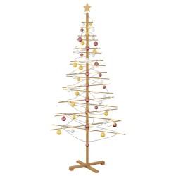 Arbre de Noël en bois avec support Marron 210 cm Bambou 512749512749