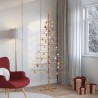 Arbre de Noël en bois avec support Marron 210 cm Bambou 512749512749