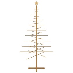 Arbre de Noël en bois avec support Marron 210 cm Bambou 512749512749