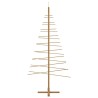 Arbre de Noël en bois avec support Marron 210 cm Bambou 512749512749
