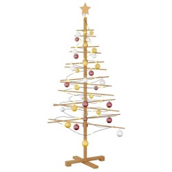 Arbre de Noël en bois avec support Marron 150 cm Bambou 512750512750