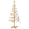 Arbre de Noël en bois avec support Marron 150 cm Bambou 512750512750