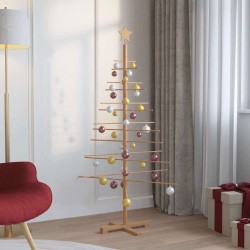 Arbre de Noël en bois avec support Marron 150 cm Bambou 512750512750