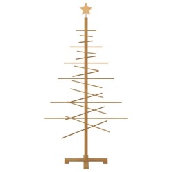 Arbre de Noël en bois avec support Marron 150 cm Bambou 512750512750