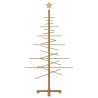 Arbre de Noël en bois avec support Marron 150 cm Bambou 512750512750