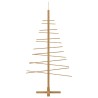 Arbre de Noël en bois avec support Marron 150 cm Bambou 512750512750