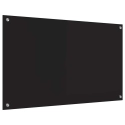 Crédence de cuisine Noir 100 x 60 cm verre trempé 512751512751