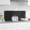 Crédence de cuisine Noir 100 x 40 cm verre trempé 512753512753