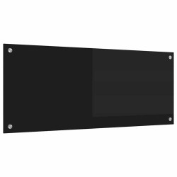Crédence de cuisine Noir 100 x 40 cm verre trempé 512753512753