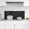Crédence de cuisine Noir 100 x 40 cm verre trempé 512753512753