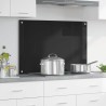 Crédence de cuisine Noir 90 x 60 cm verre trempé 512754512754
