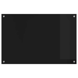 Crédence de cuisine Noir 90 x 60 cm verre trempé 512754512754
