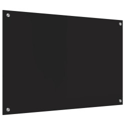 Crédence de cuisine Noir 90 x 60 cm verre trempé 512754512754