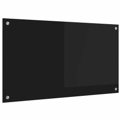 Crédence de cuisine Noir 90 x 50 cm verre trempé 512755512755