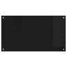 Crédence de cuisine Noir 90 x 50 cm verre trempé 512755512755