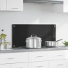 Crédence de cuisine Noir 90 x 40 cm verre trempé 512756512756