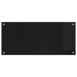 Crédence de cuisine Noir 90 x 40 cm verre trempé 512756512756
