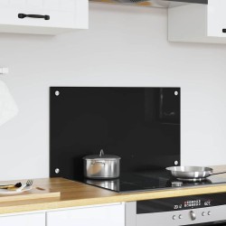 Crédence de cuisine Noir 70 x 40 cm verre trempé 512757512757