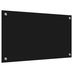 Crédence de cuisine Noir 70 x 40 cm verre trempé 512757512757