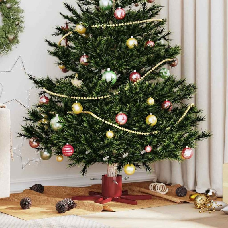Pied de Sapin de Noël 1.73 Rouge 50 x 50 x 15,5 cm Acier 512760512760