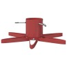 Pied de Sapin de Noël 1.73 Rouge 50 x 50 x 15,5 cm Acier 512760512760