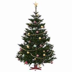 Pied de Sapin de Noël 1.73 Rouge 50 x 50 x 15,5 cm Acier 512760512760