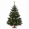 Pied de Sapin de Noël 1.73 Rouge 50 x 50 x 15,5 cm Acier 512760512760
