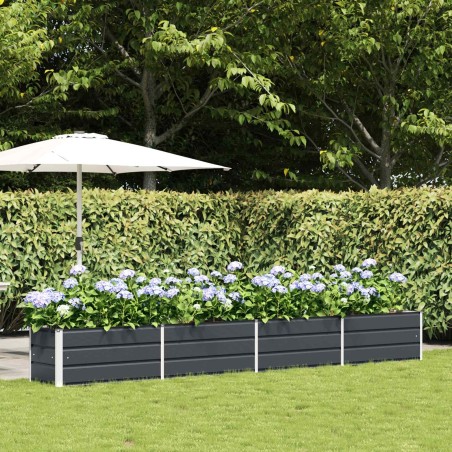 Jardinière Anthracite 385 x 50 x 45 cm Acier galvanisé 512775512775