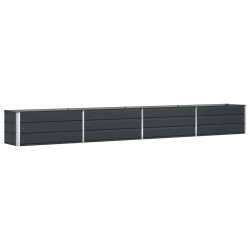 Jardinière Anthracite 385 x 50 x 45 cm Acier galvanisé 512775512775