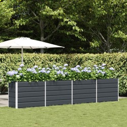 Jardinière Anthracite 385 x 50 x 75 cm Acier galvanisé 512776512776