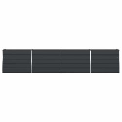 Jardinière Anthracite 385 x 50 x 75 cm Acier galvanisé 512776512776