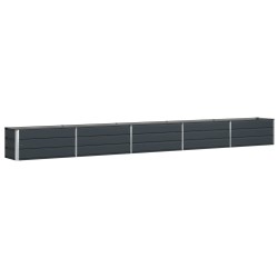 Jardinière Anthracite 480 x 50 x 45 cm Acier galvanisé 512777512777