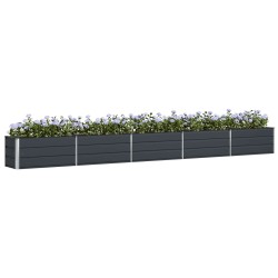 Jardinière Anthracite 480 x 50 x 45 cm Acier galvanisé 512777512777