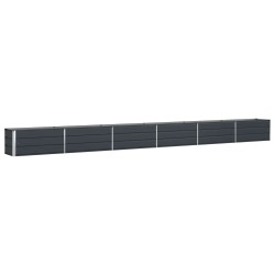 Jardinière Anthracite 580 x 50 x 45 cm Acier galvanisé 512778512778