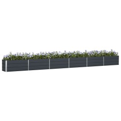 Jardinière Anthracite 580 x 50 x 45 cm Acier galvanisé 512778512778