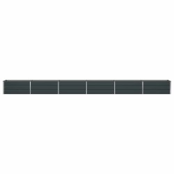 Jardinière Anthracite 580 x 50 x 45 cm Acier galvanisé 512778512778