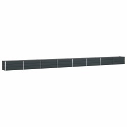 Jardinière Anthracite 770 x 50 x 45 cm Acier galvanisé 512779512779