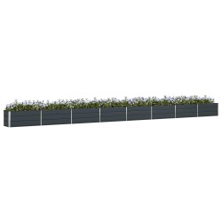 Jardinière Anthracite 770 x 50 x 45 cm Acier galvanisé 512779512779