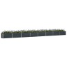 Jardinière Anthracite 770 x 50 x 45 cm Acier galvanisé 512779512779