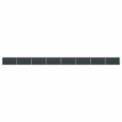 Jardinière Anthracite 770 x 50 x 45 cm Acier galvanisé 512779512779