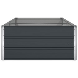 Jardinière Anthracite 195 x 100 x 45 cm Acier galvanisé 512780512780