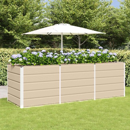 Jardinière Ivoire 240 x 80 x 75 cm Acier 512781512781