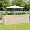 Jardinière Ivoire 240 x 80 x 75 cm Acier 512781512781