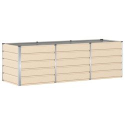 Jardinière Ivoire 240 x 80 x 75 cm Acier 512781512781